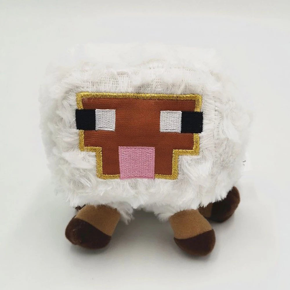 Snowy Mountain Sheep Block Plush