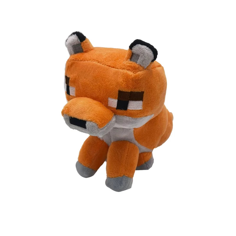 Orange Forest Cubicle Fox Plush