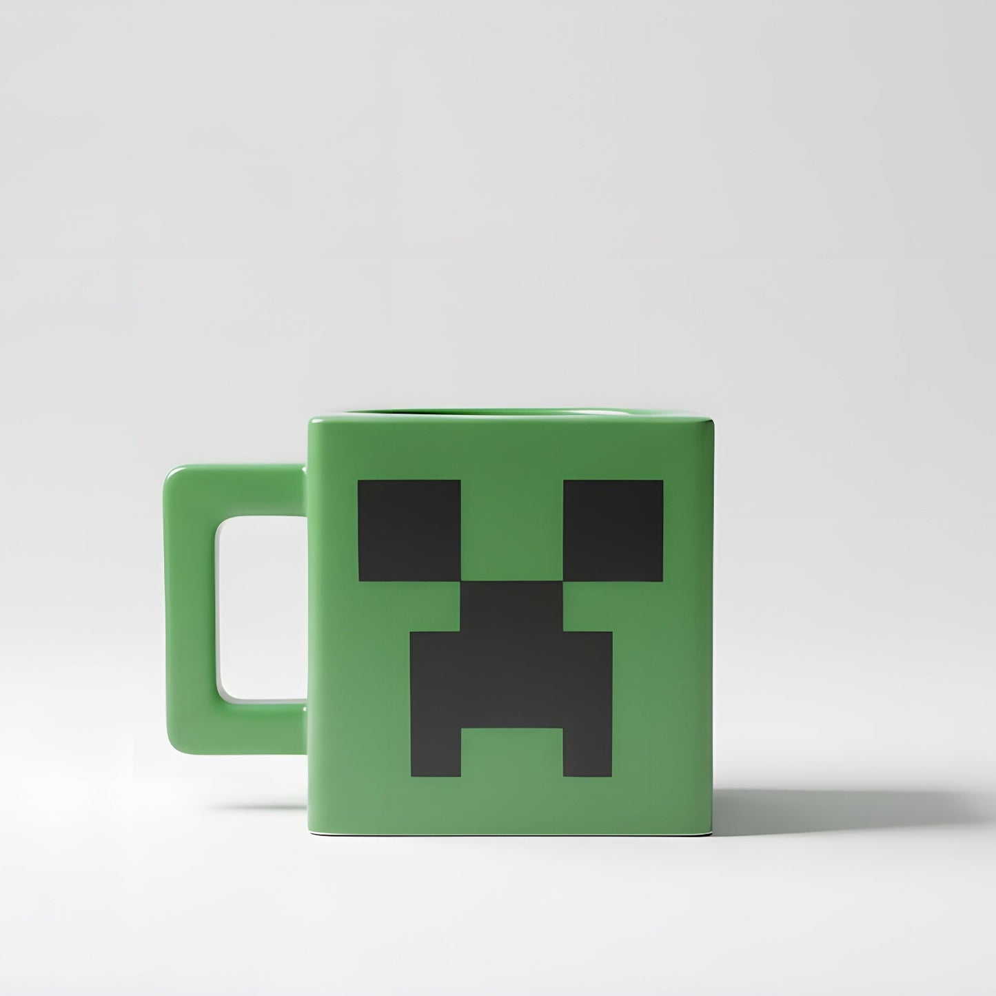 Pixel Explosive Green Ceramic Mug