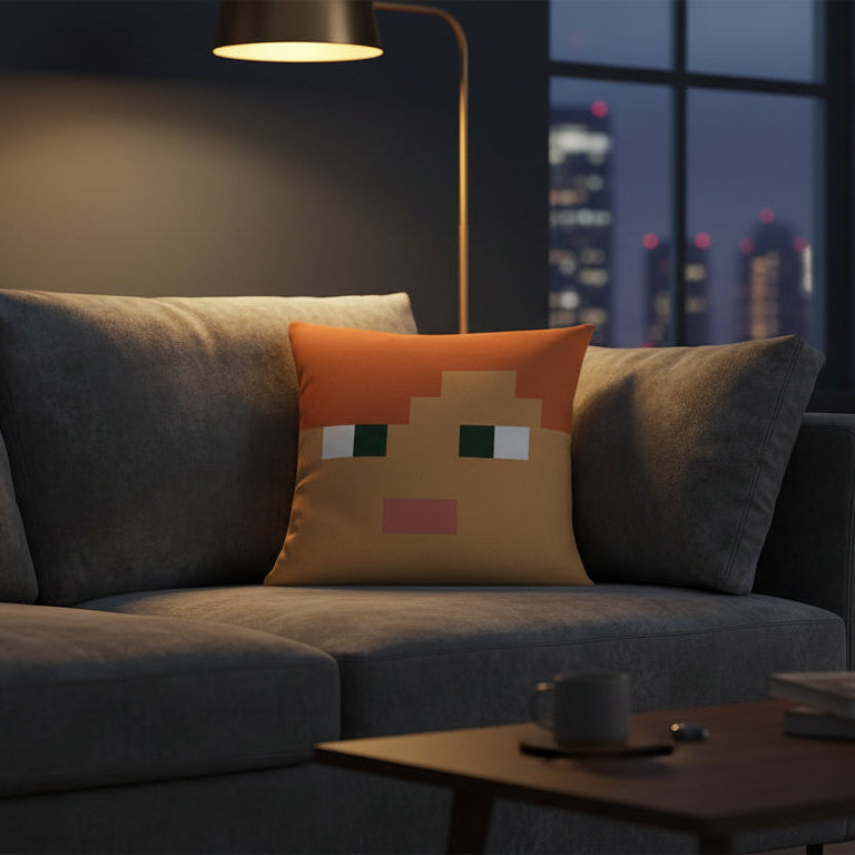 Pixel Woman pillow