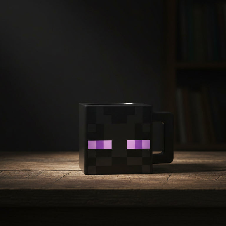 Tall Dark Creature Purple Mug