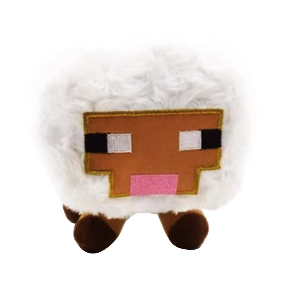 Snowy Mountain Sheep Block Plush