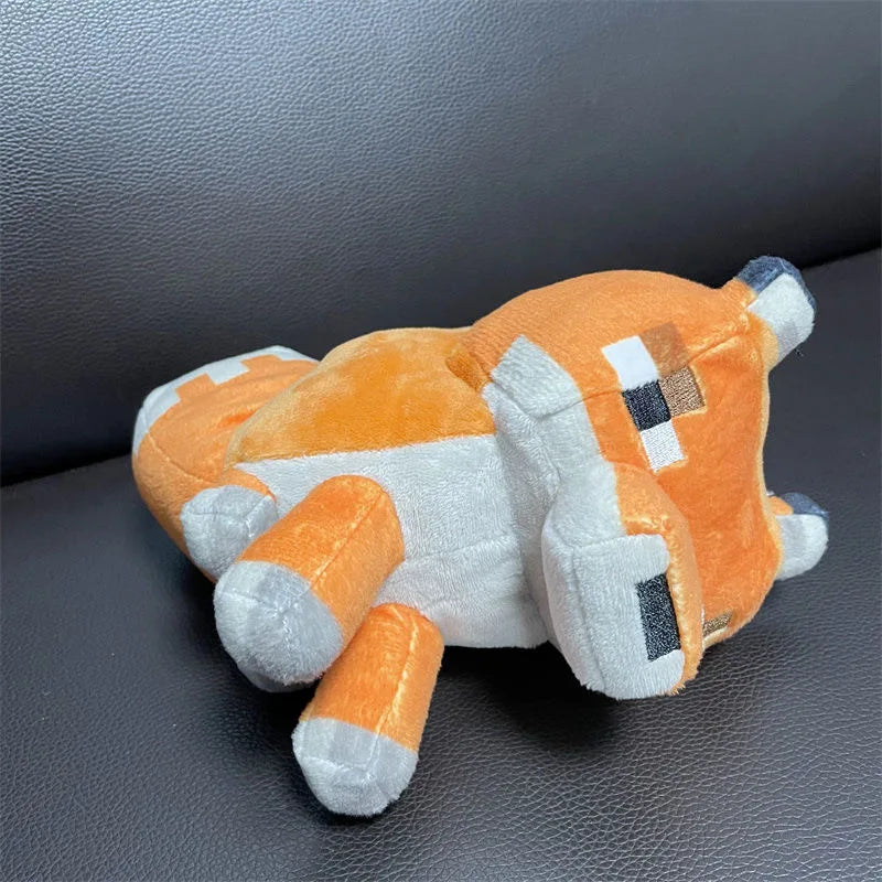 Orange Forest Cubicle Fox Plush