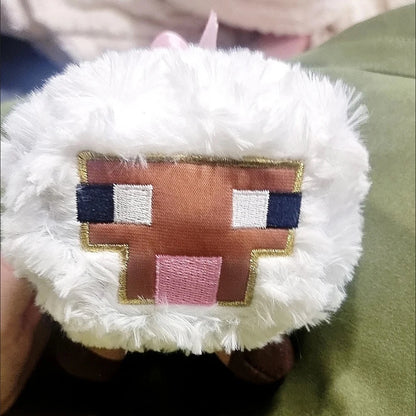 Snowy Mountain Sheep Block Plush