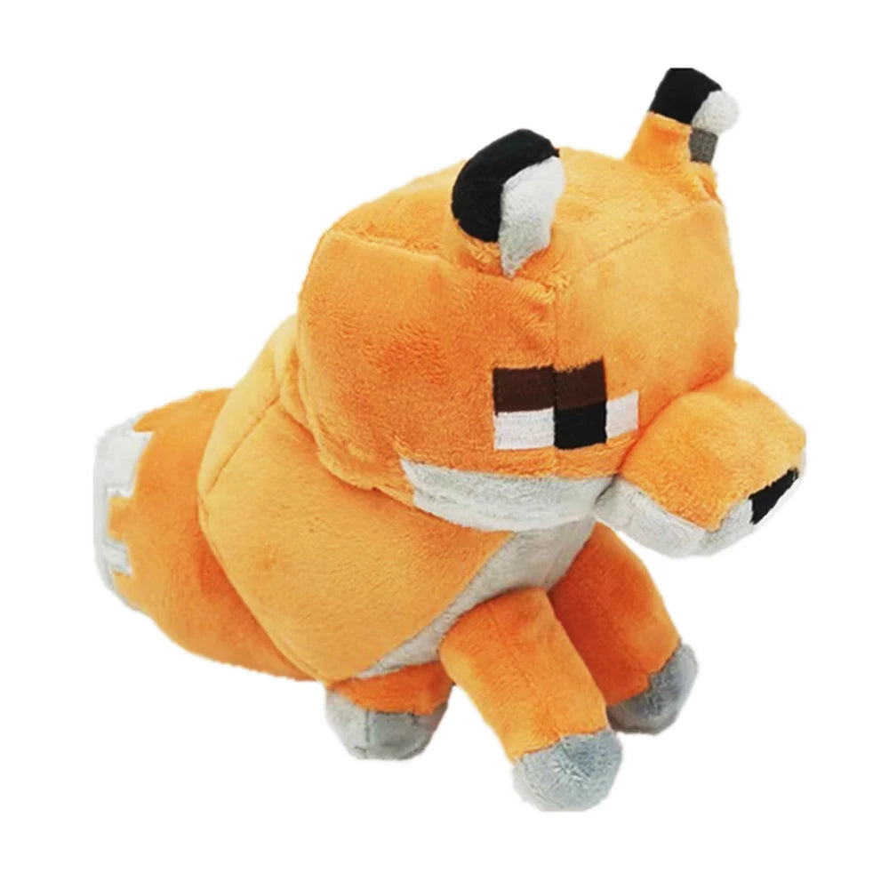Orange Forest Cubicle Fox Plush
