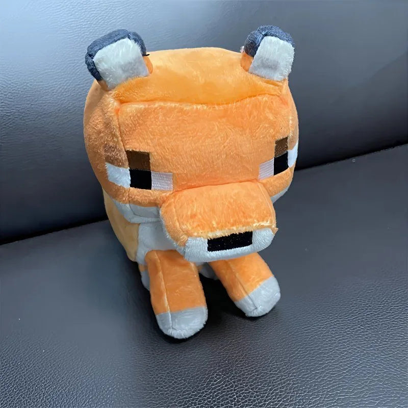 Orange Forest Cubicle Fox Plush