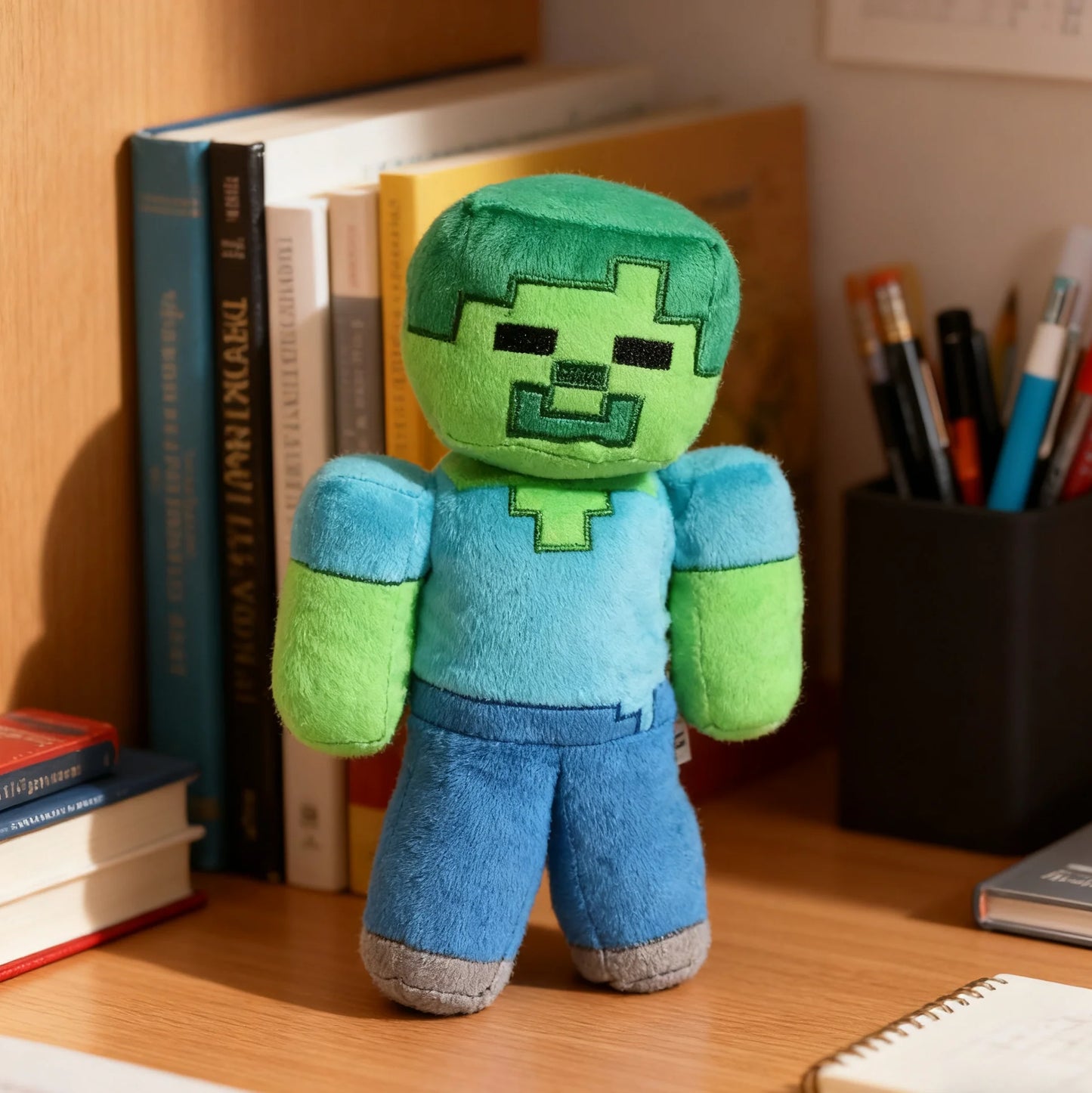 Green Undead Blocky Plush Toy