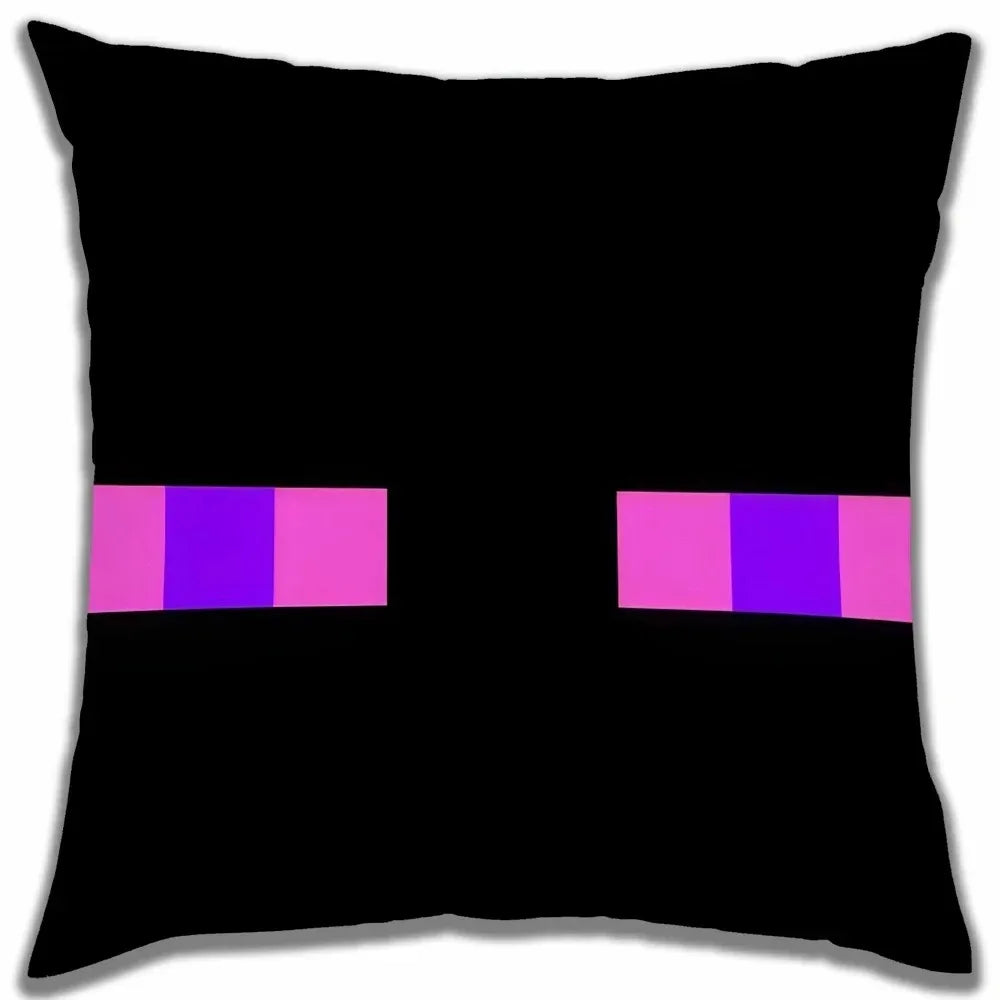 Tall Dark Creature Purple Pillow