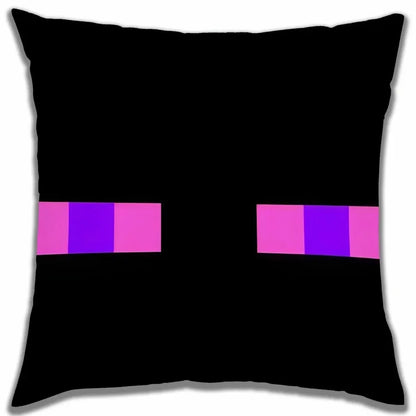 Tall Dark Creature Purple Pillow