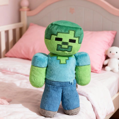 Green Undead Blocky Plush Toy