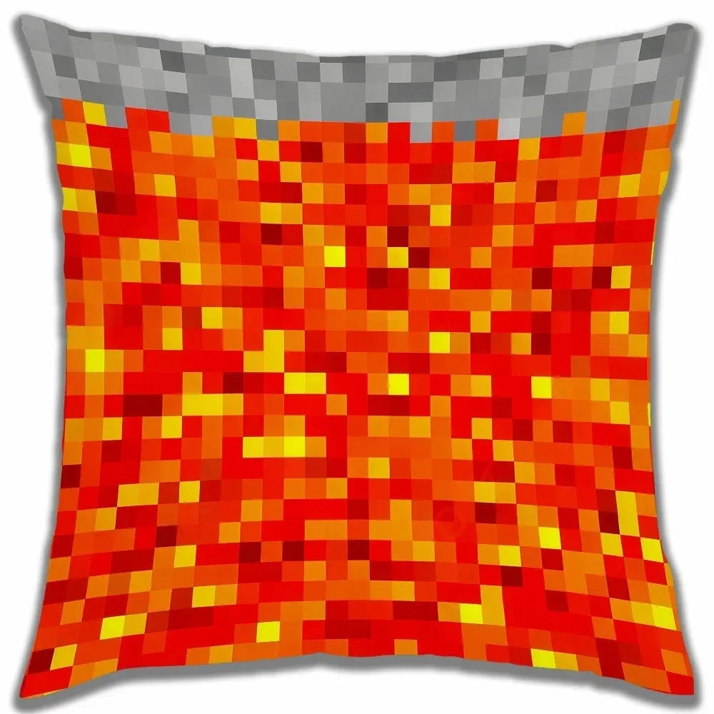 Pixel Lava pillowcase