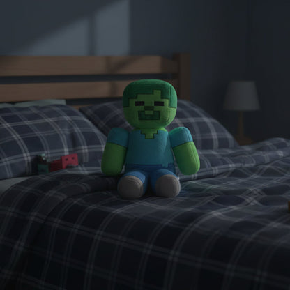 Green Undead Blocky Plush Toy