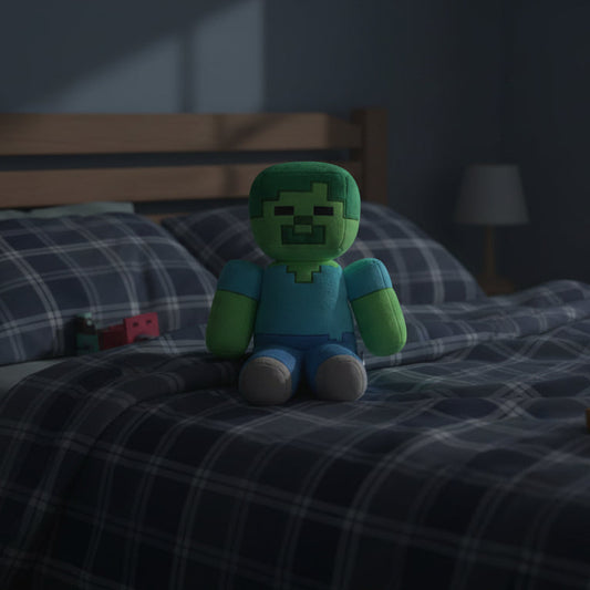 Green Undead Blocky Plush Toy