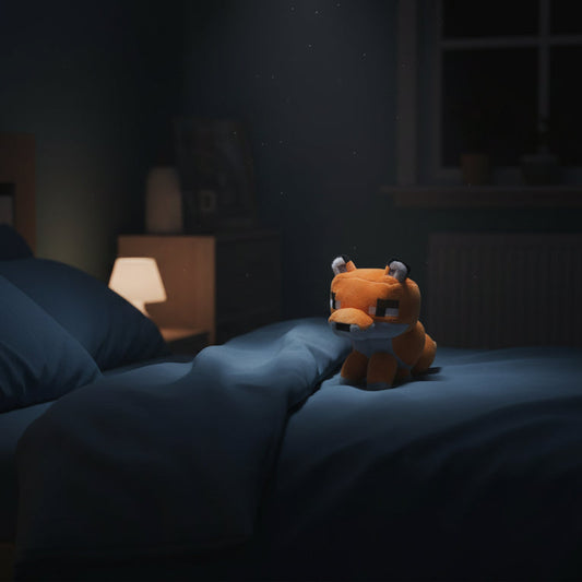 Orange Forest Cubicle Fox Plush