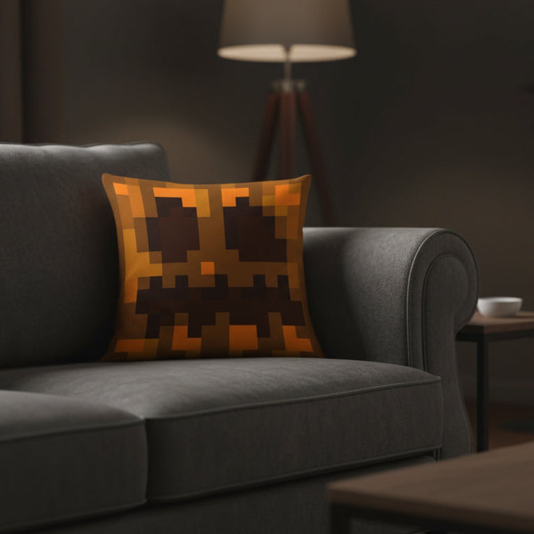 Pixel Pumkin Pillow