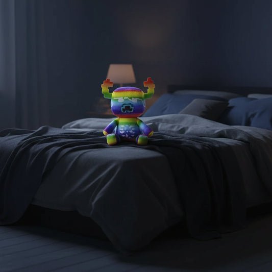 Rainbow Cave Monster Plush Toy